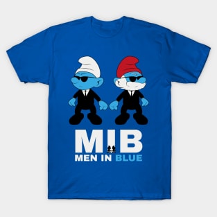 Men in blue T-Shirt